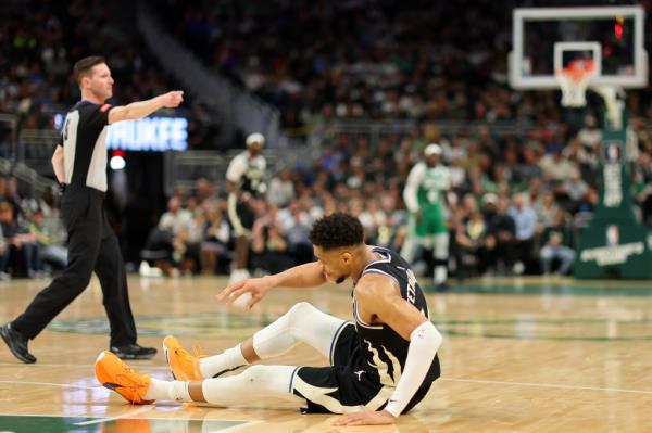 Antetokounmpo injured his calf, not his achilles, during a 104-91 win over the Celtics. 