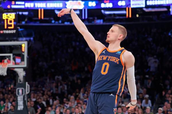 Do<em></em>nte DiVincenzo scored 21 points for the Knicks in their win against the Kings.