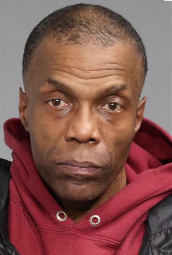 A mugshot of Eric Harvey, the transit system's #1 offender of 2023.