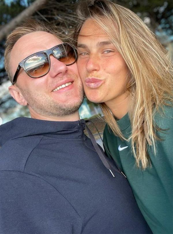 Ko<em></em>nstantin Koltsov and Aryna Sabalenka