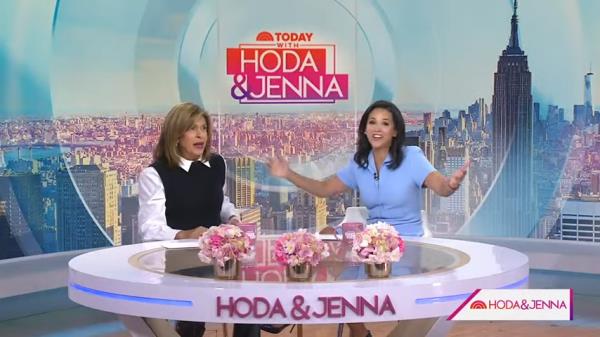 Hoda Kotb and Laura Jarrett on the fourth hour of "Today" on Oct. 28, 2024.